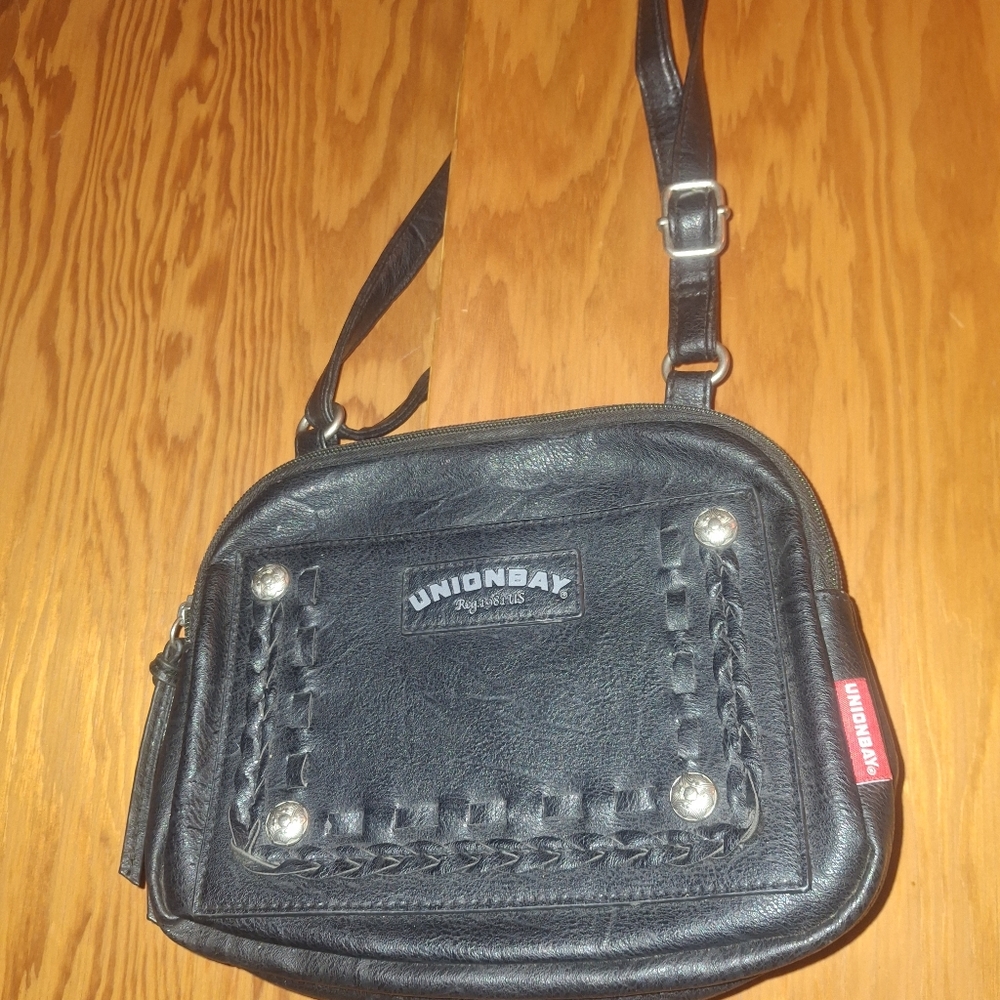 UNIONBAY Black Leather Handbag